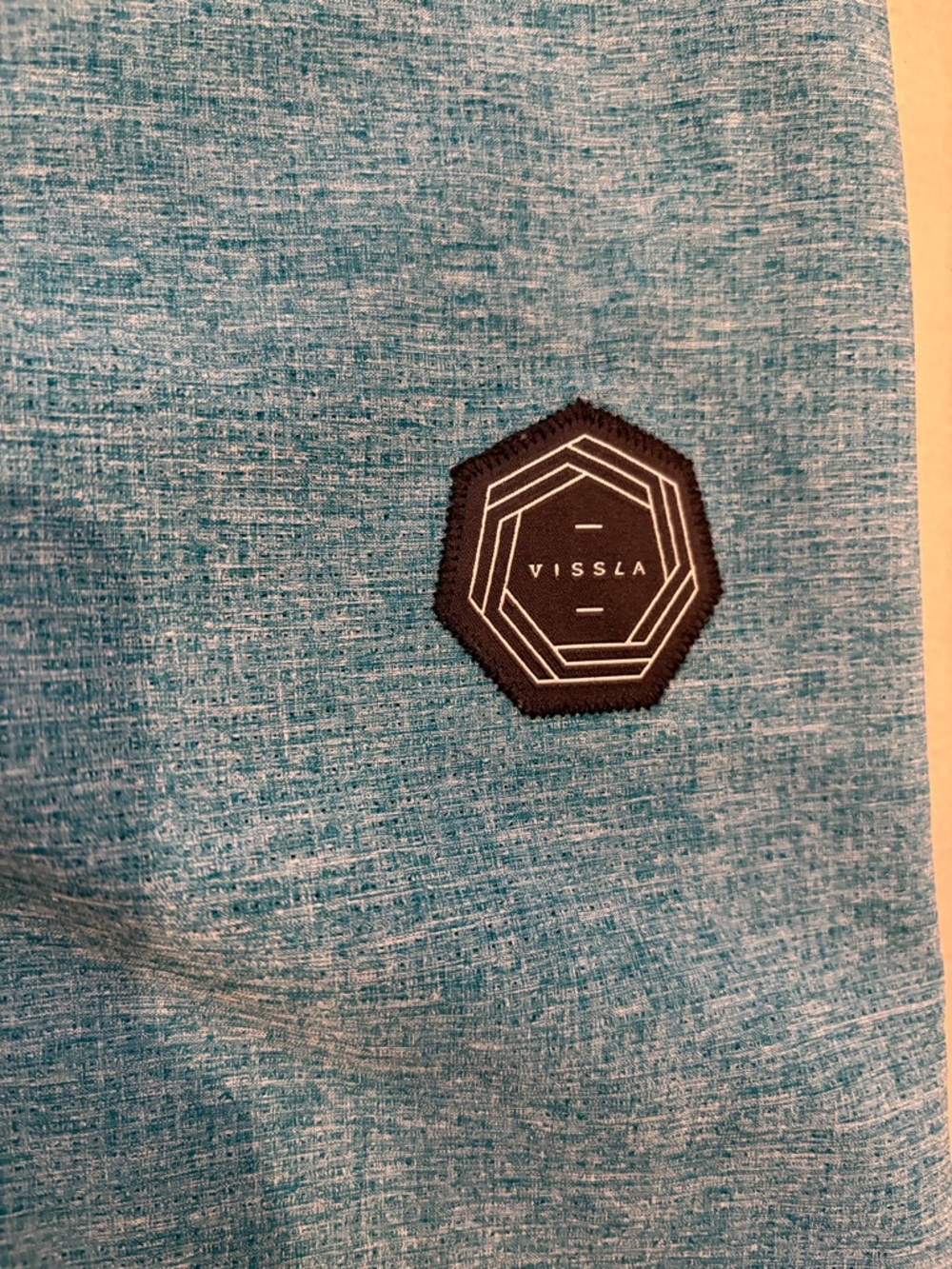 VISSLA Teal Athletic Swim Shorts with Black Drawstring - Picture 4 of 8